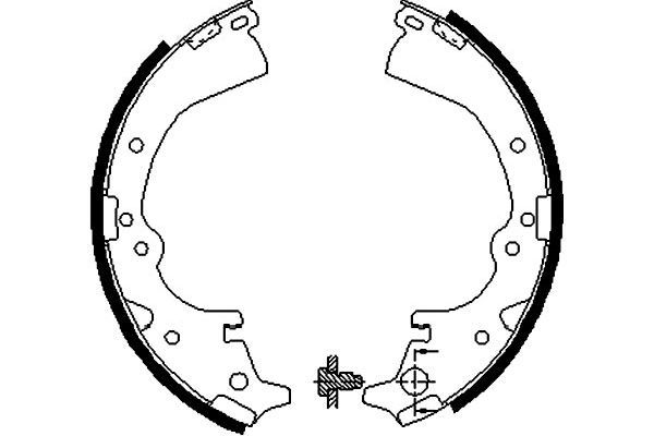 KAVO PARTS Jarrukenkäsarja BS-9905